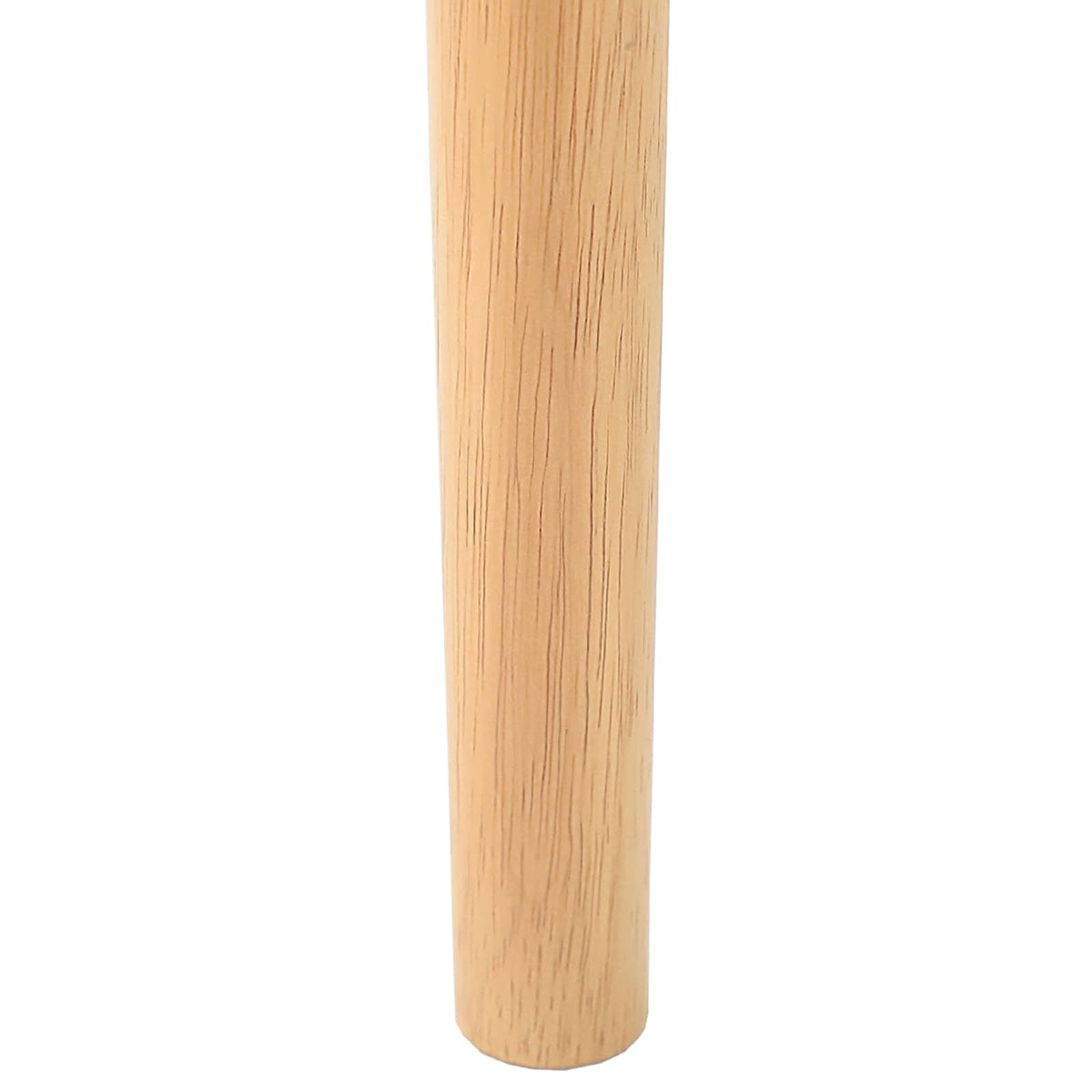 Spisestuestol 2 Pcs Naturlig Og Lys Solid Gummitre