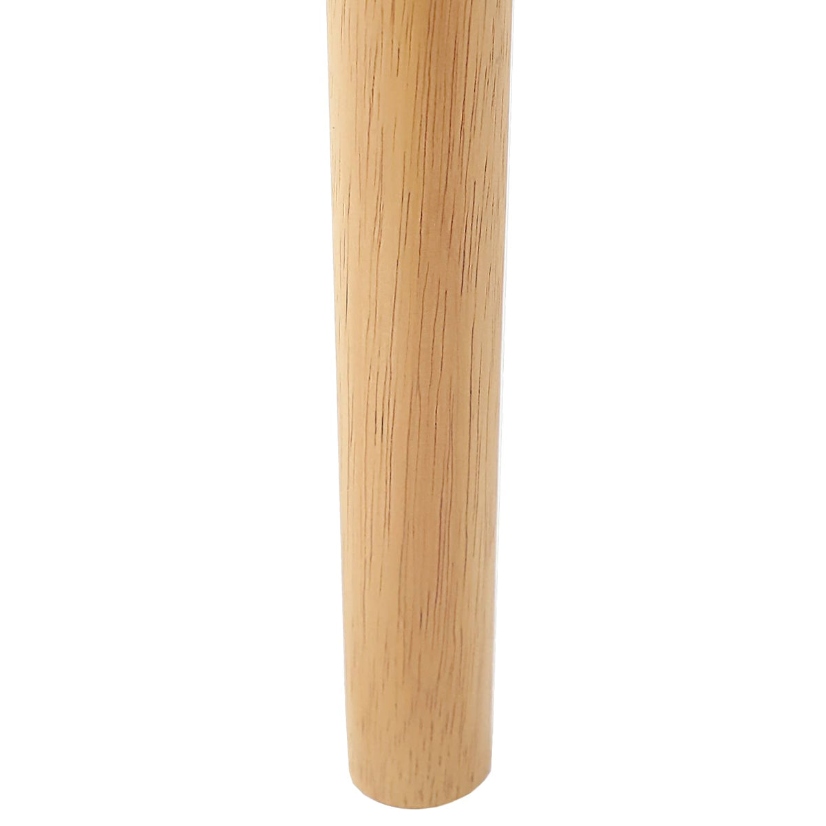 Spisestuestol 2 Pcs Naturlig Solid Gummitre
