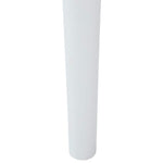 Spisestuestol 2 Pcs Hvit Og Hvit Solid Gummitre
