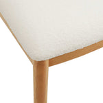 Spisestuestol 2 Pcs Naturlig Og Lys Solid Gummitre