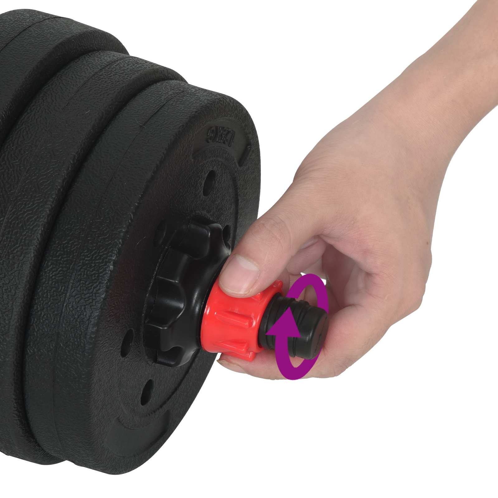 4-I-1 Manual, Vektstang Og Kettlebell Sett 20Kg 20Kg