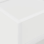 Avlastningsbord Hvit 30 X 30 X 56 Cm Konstruert Tre