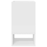 Avlastningsbord Hvit 30 X 30 X 56 Cm Konstruert Tre