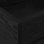 Avlastningsbord Svart Eik 30 X 30 X 56 Cm Konstruert Tre