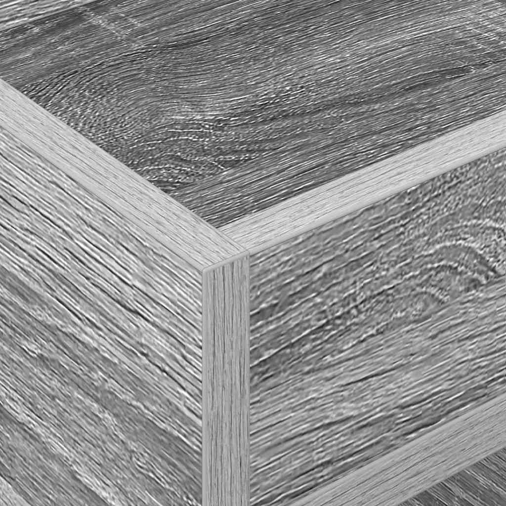 Avlastningsbord Grå Sonoma 30 X 30 X 56 Cm Konstruert Tre