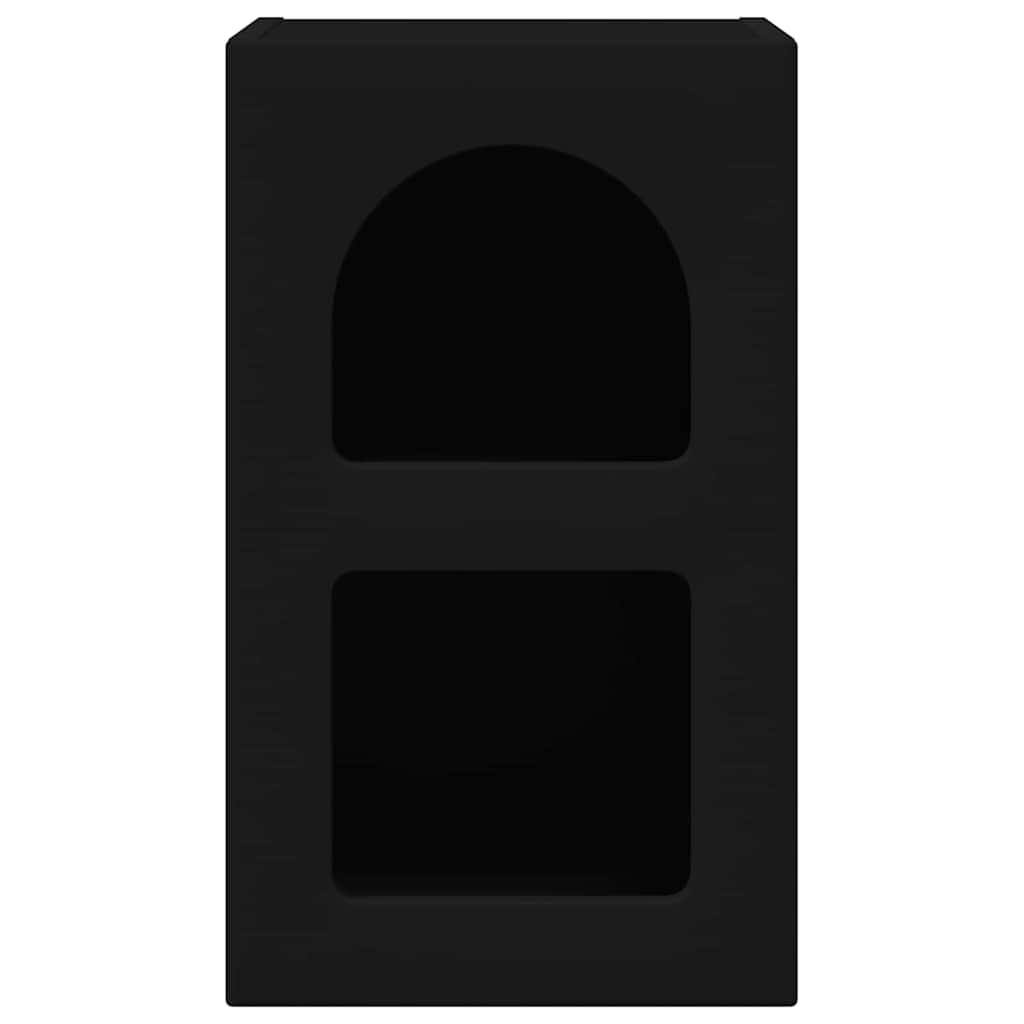 Nattbord Svart 29,5 X 35 X 50 Cm Konstruert Tre