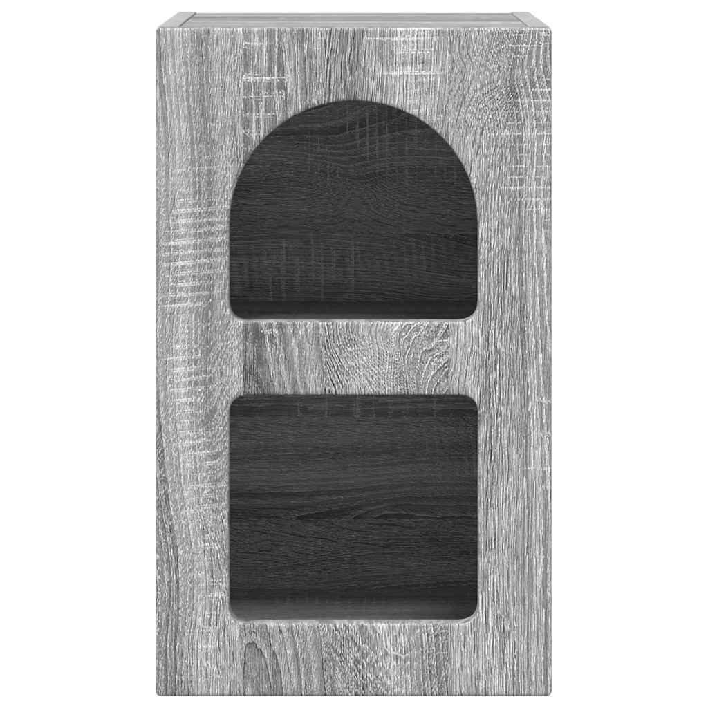 Nattbord Grå Sonoma 29,5 X 35 X 50 Cm Konstruert Tre