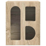 Nattbord 2 Pcs Sonoma Eik 40 X 35 X 50 Cm Konstruert Tre