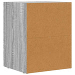 Nattbord Grå Sonoma 40 X 35 X 50 Cm Konstruert Tre