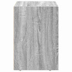 Nattbord 2 Pcs Grå Sonoma 40 X 35 X 50 Cm Konstruert Tre