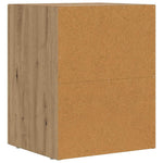 Nattbord 2 Pcs Artisan Eik 40 X 35 X 50 Cm Konstruert Tre