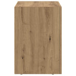 Nattbord 2 Pcs Artisan Eik 40 X 35 X 50 Cm Konstruert Tre