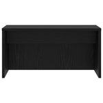Veggmontert Skrivebord Svart Eik 60 X 45 X 30 Cm Konstruert Tre