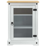 Hifi Skap Hvit 60 X 50 X 82 Cm Massiv Furu