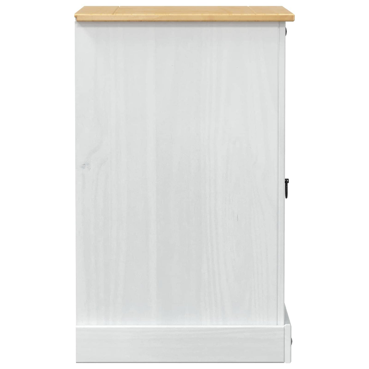 Hifi Skap Hvit 60 X 50 X 82 Cm Massiv Furu