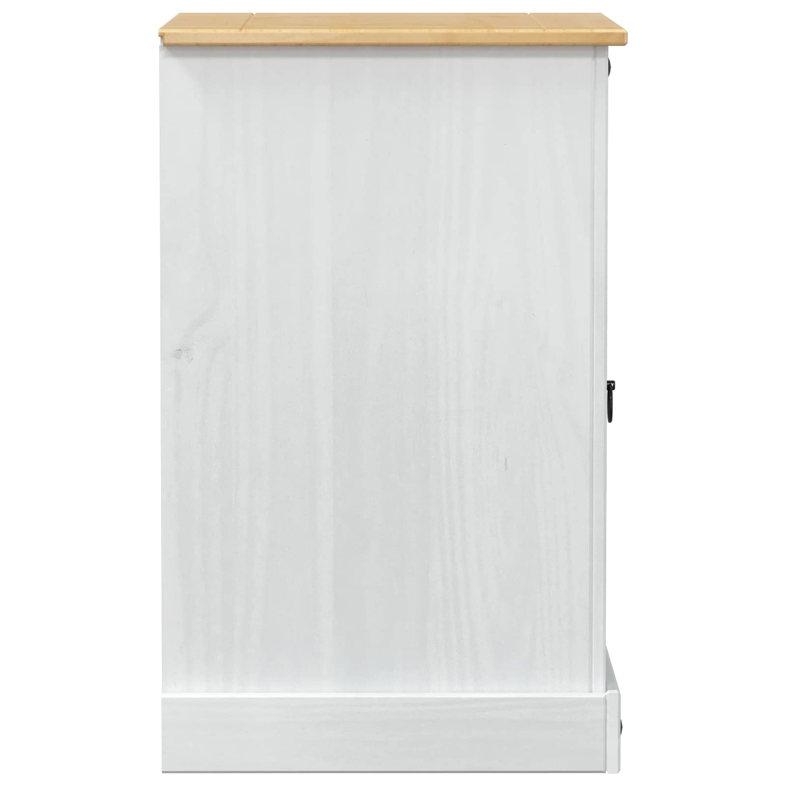 Hifi Skap Hvit 60 X 50 X 82 Cm Massiv Furu