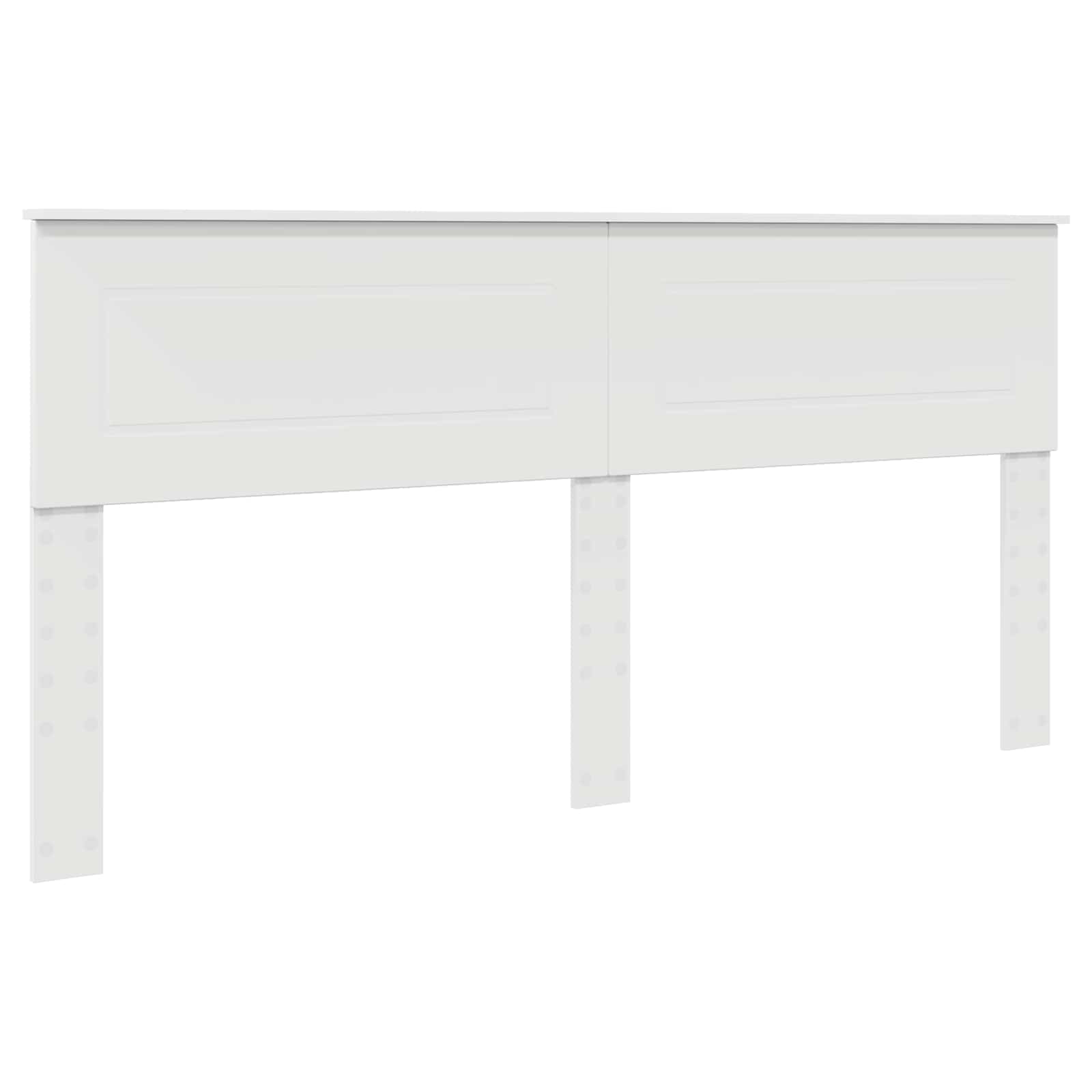 Seng Med Oppbevaring Med Skuff Hvit 180 X 200 Cm Konstruert Tre