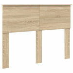 Seng Med Oppbevaring Sonoma Eik 120 X 200 Cm Konstruert Tre