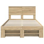 Sengestamme Sonoma Eik 120 X 200 Cm Konstruert Tre