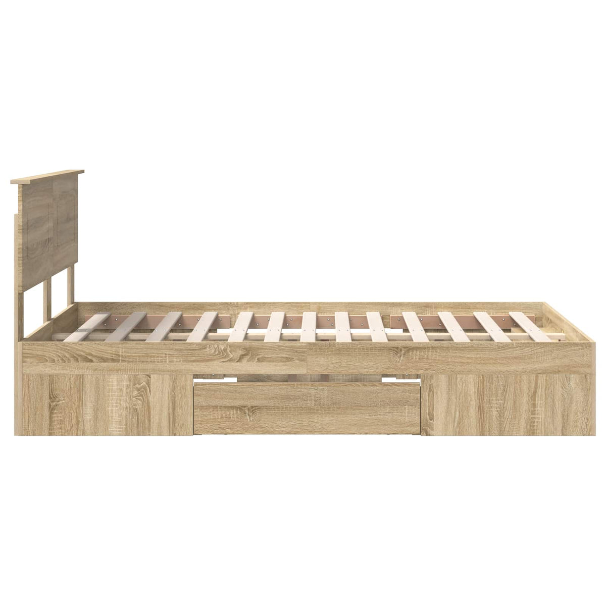 Sengestamme Sonoma Eik 120 X 200 Cm Konstruert Tre