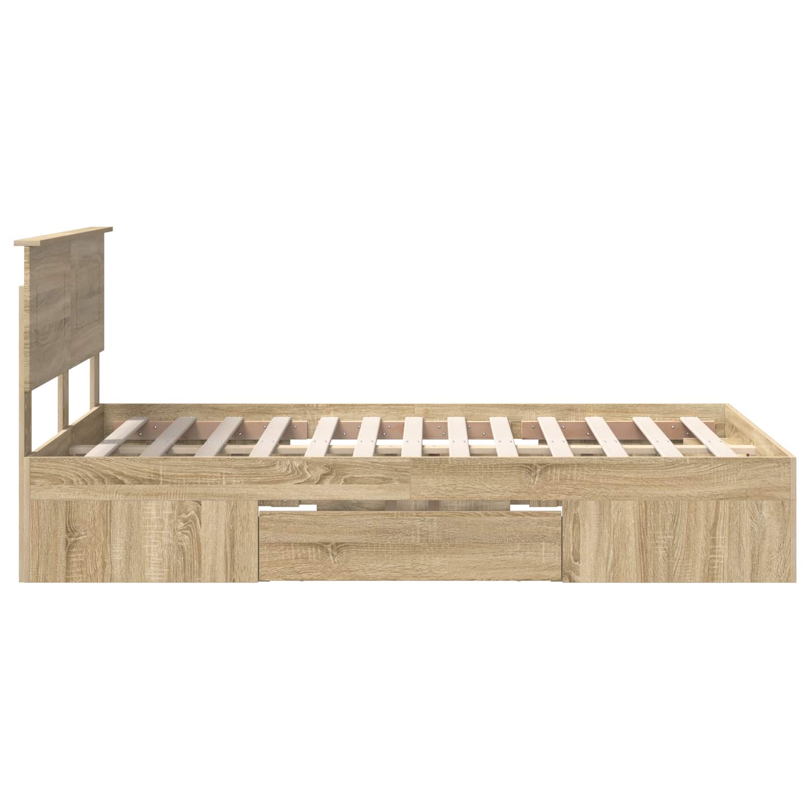 Sengestamme Sonoma Eik 120 X 200 Cm Konstruert Tre