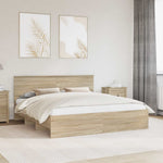 Sengestamme Sonoma Eik 180 X 200 Cm Konstruert Tre