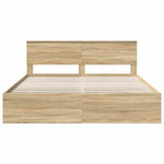 Sengestamme Sonoma Eik 180 X 200 Cm Konstruert Tre