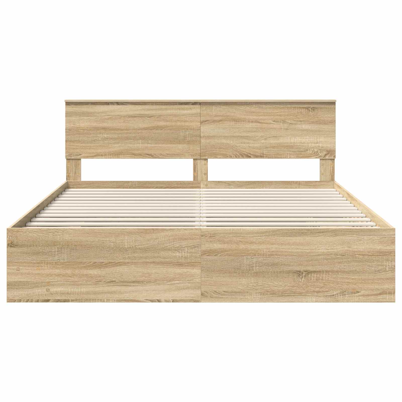 Sengestamme Sonoma Eik 180 X 200 Cm Konstruert Tre
