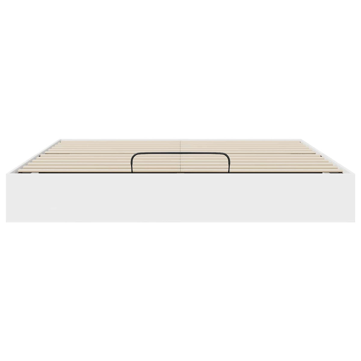 Ottoman Sengeramme Med Lagring Hvit 193 X 120 X 25 Cm Sponplate