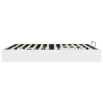 Ottoman Sengeramme Med Lagring Hvit 193 X 120 X 25 Cm Sponplate