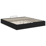 Ottoman Sengeramme Svart Eik 193 X 120 X 25 Cm Sponplate