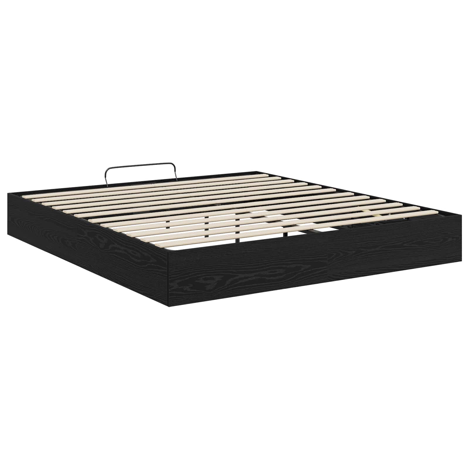 Ottoman Sengeramme Svart Eik 193 X 120 X 25 Cm Sponplate