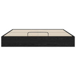 Ottoman Sengeramme Svart Eik 193 X 120 X 25 Cm Sponplate