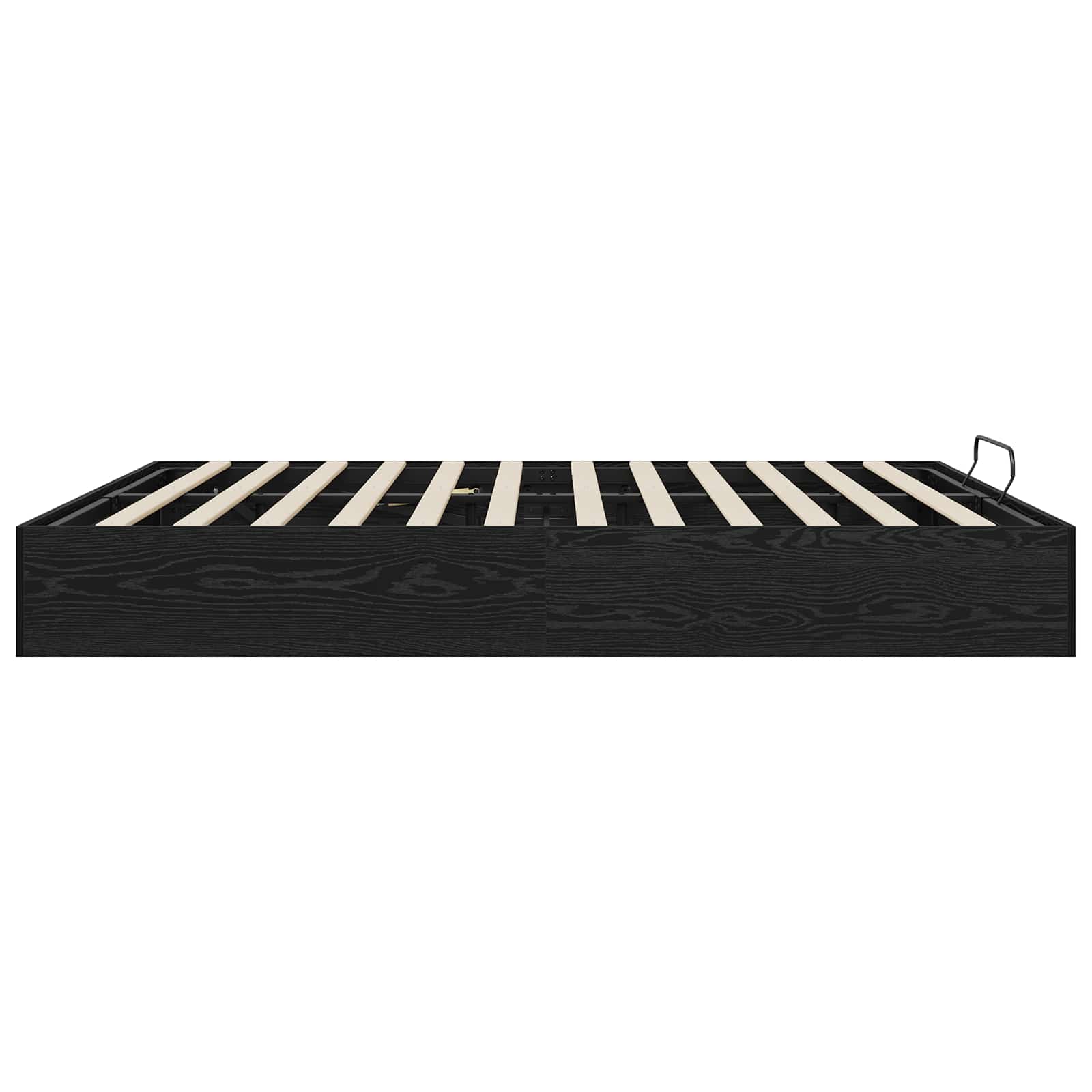 Ottoman Sengeramme Svart Eik 193 X 120 X 25 Cm Sponplate
