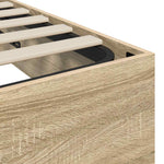 Ottoman Sengeramme Sonoma Eik 193 X 120 X 25 Cm Sponplate
