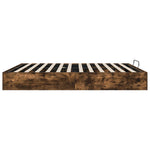 Ottoman Sengeramme Røkt Eik 193 X 120 X 25 Cm Sponplate