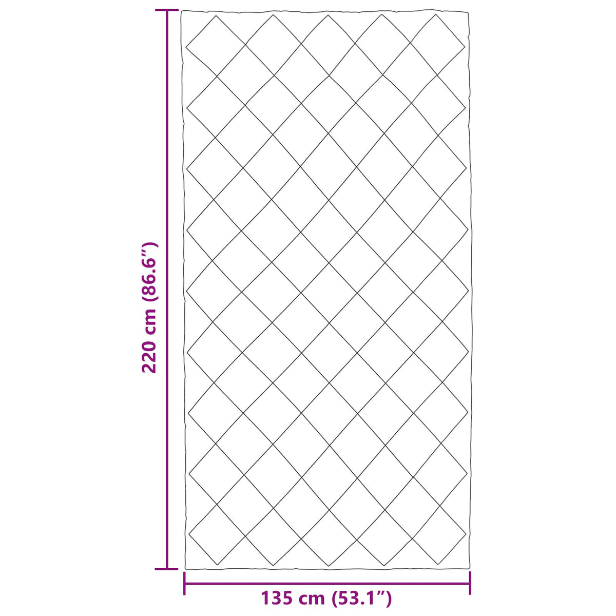 Sommerdyne Antrasitt Og Taupe 220 X 135 Cm Mikrofiber