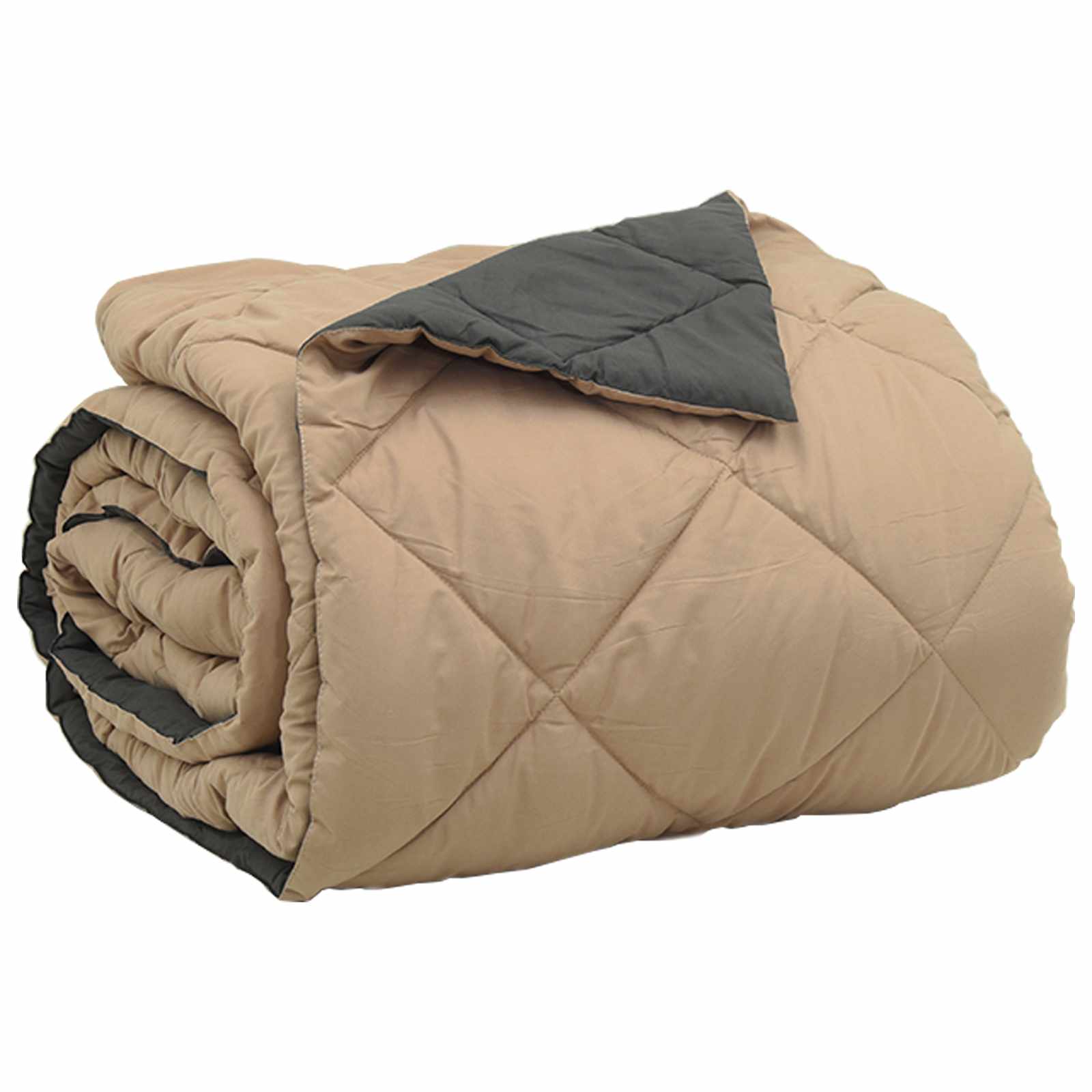 Sommerdyne Antrasitt Og Taupe 220 X 200 Cm Mikrofiber