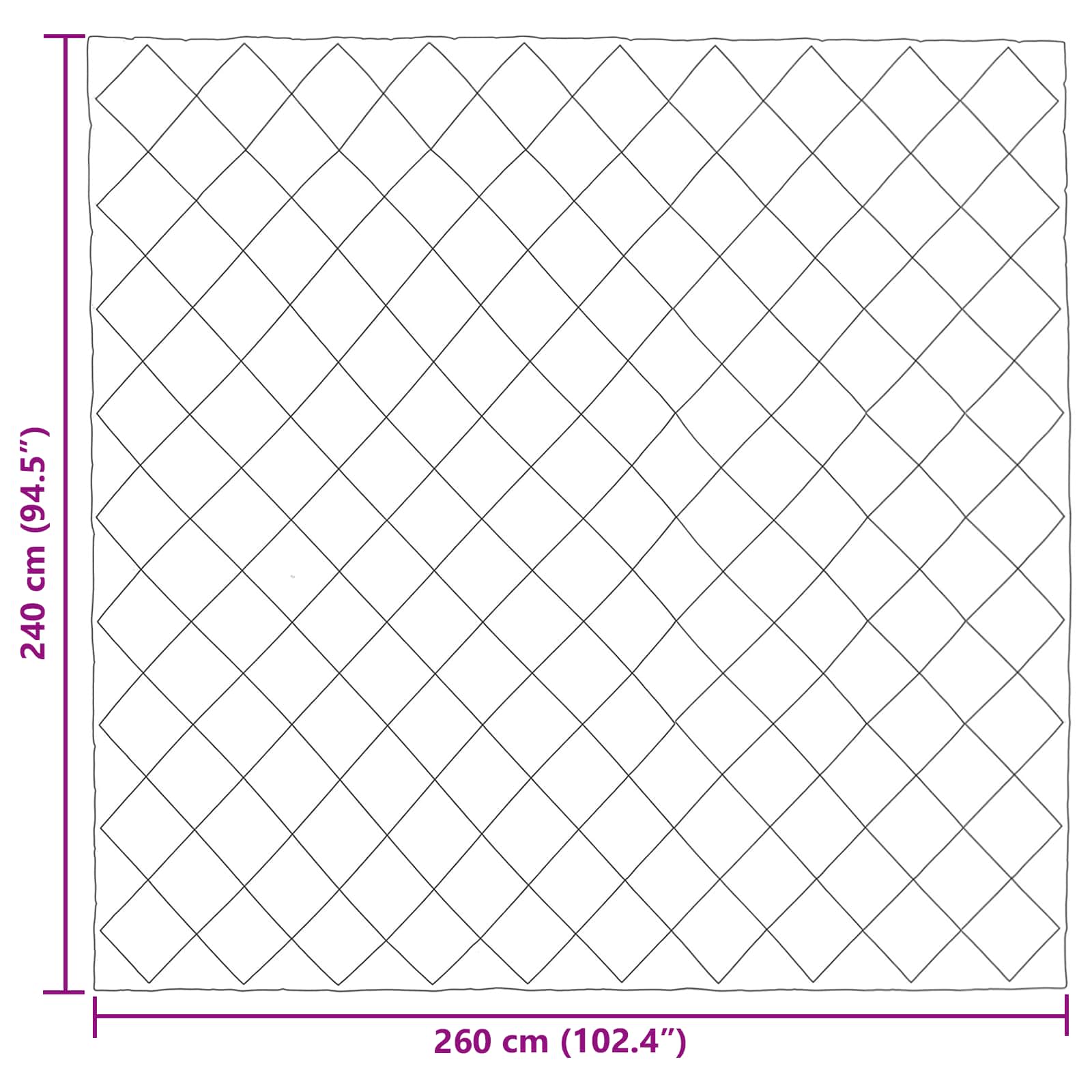 Sommerdyne Grønn 240 X 260 Cm Mikrofiber