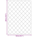 Sommerdyne Gråbrun 200 X 140 Cm Mikrofiber