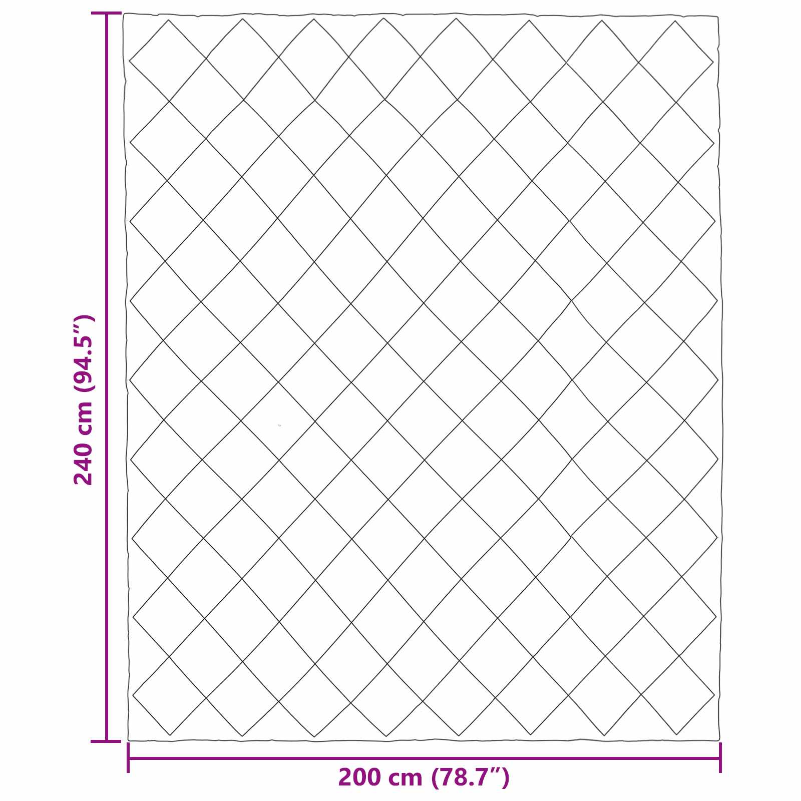 Sommerdyne Gråbrun 240 X 200 Cm Mikrofiber