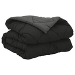 Sommerdyne Svart Og Anthracite 200 X 135 Cm Mikrofiber