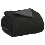 Sommerdyne Svart Og Anthracite 200 X 200 Cm Mikrofiber