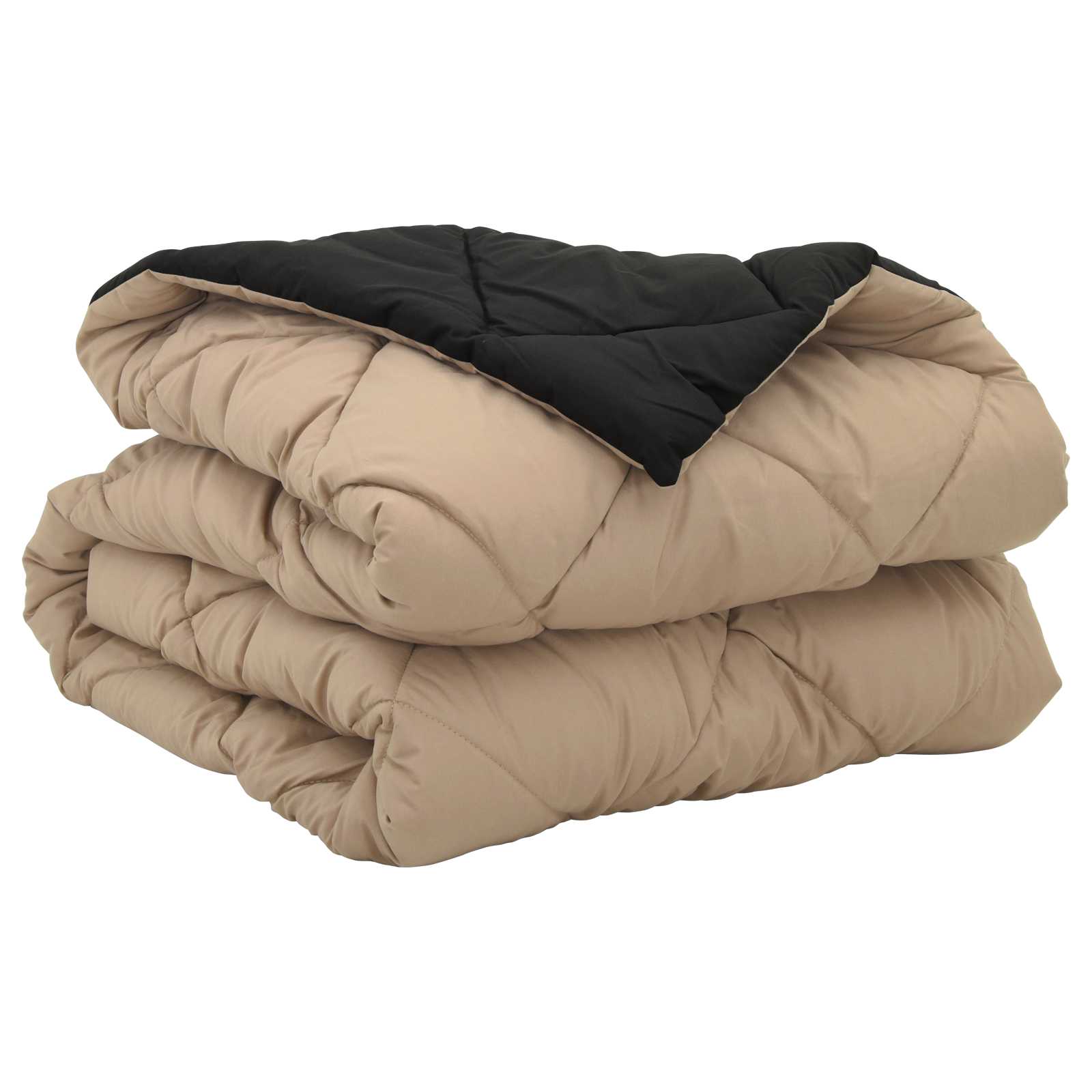 Sommerdyne Svart Og Taupe 220 X 155 Cm Mikrofiber