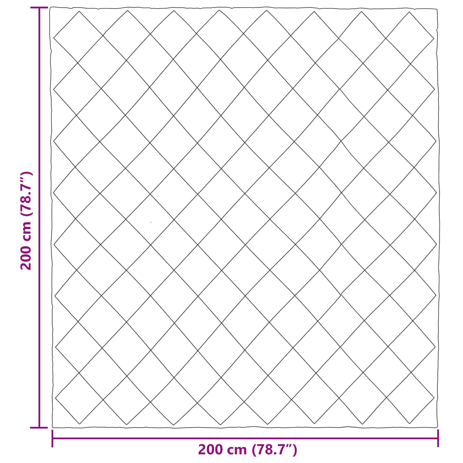 Full År Dyne Grønn Og Antrasitt 200 X 200 Cm Mikrofiber