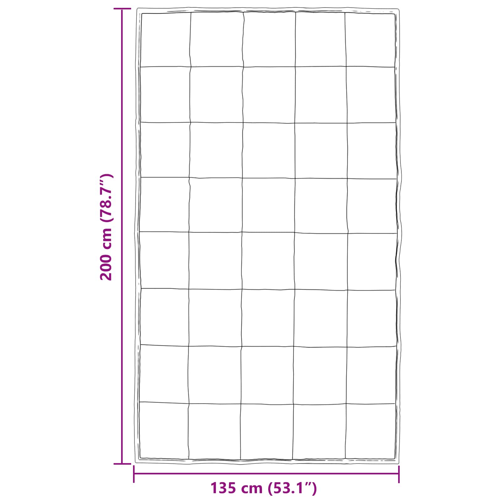 Sommerdyne Svart 200 X 135 Cm Sateng Og Mikrofiber