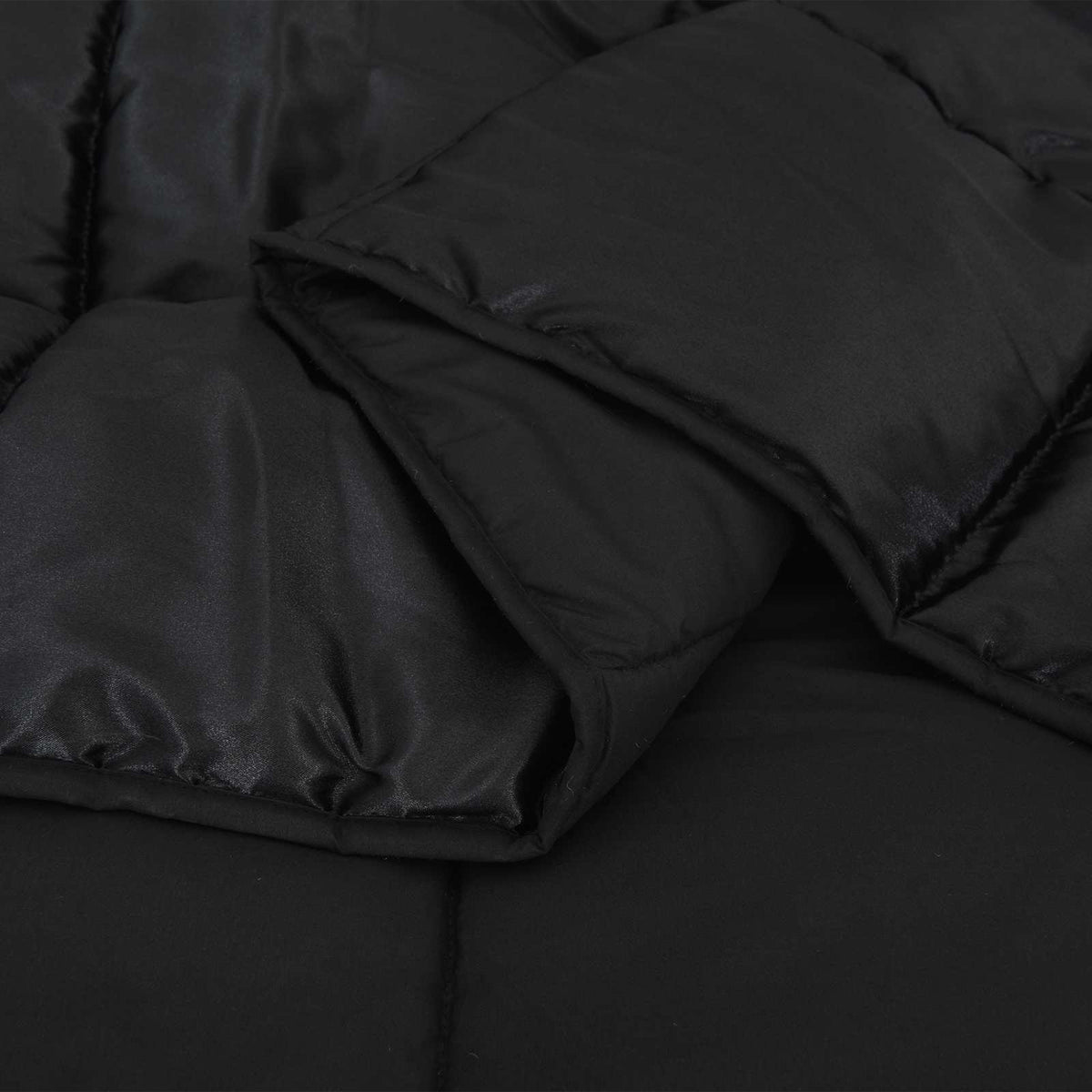 Sommerdyne Svart 200 X 200 Cm Sateng Og Mikrofiber