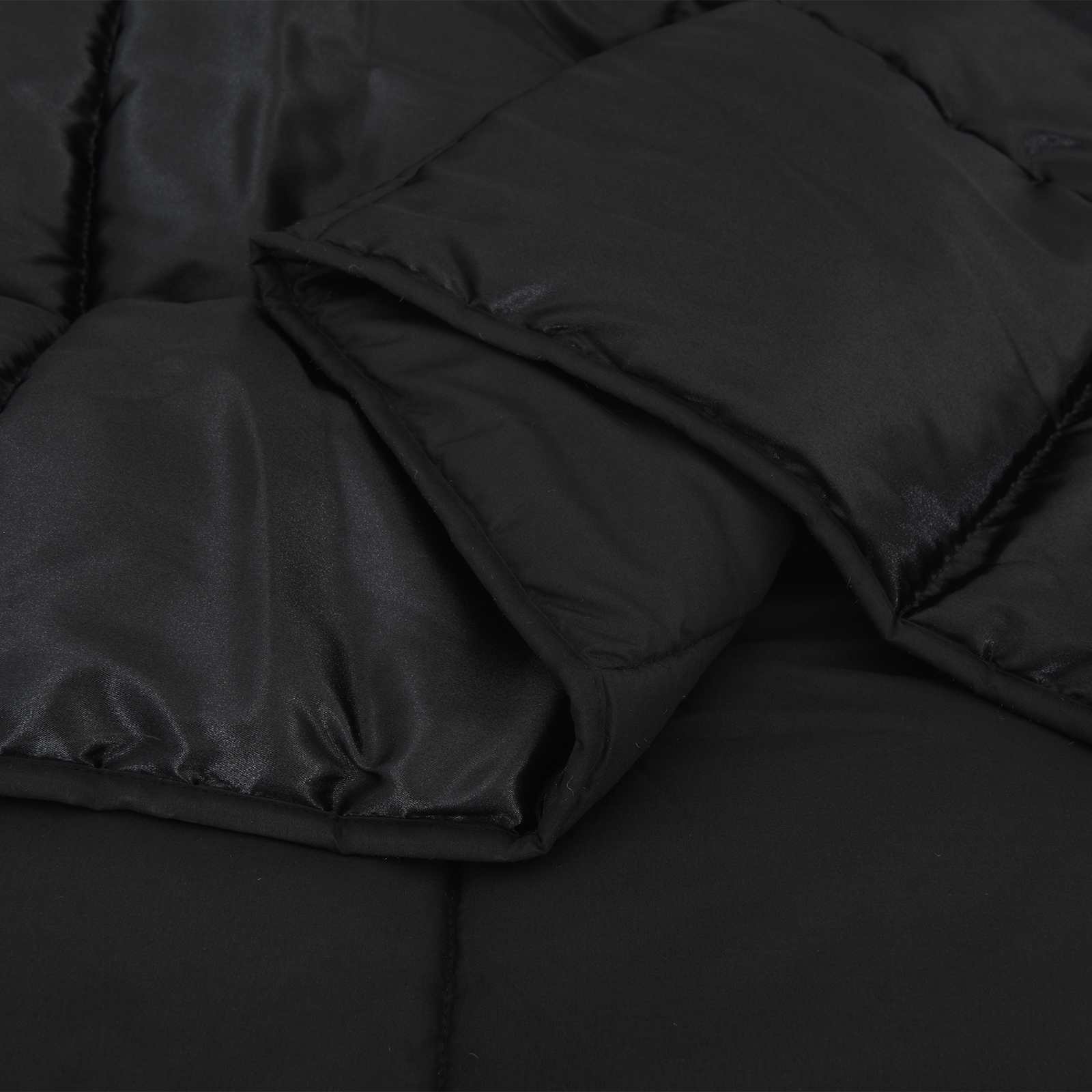 Sommerdyne Svart 200 X 200 Cm Sateng Og Mikrofiber
