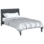 Sommerdyne Sølv 200 X 155 Cm Sateng Og Mikrofiber