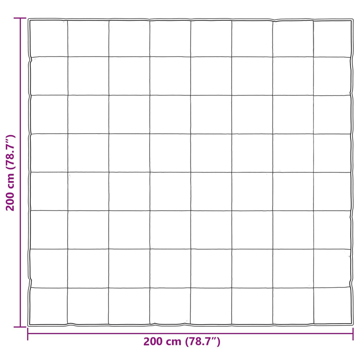 Sommerdyne Sølv 200 X 200 Cm Sateng Og Mikrofiber